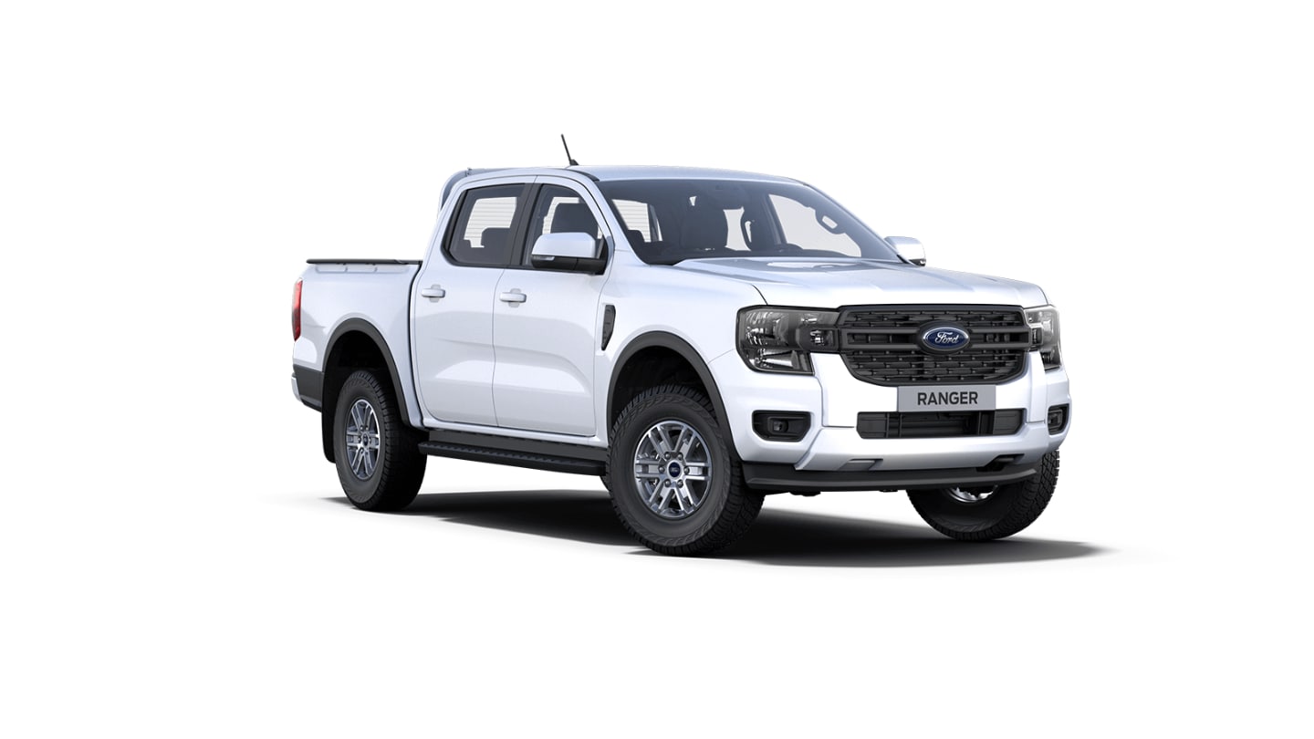 White Ford Ranger Tremor from 3/4 front angle