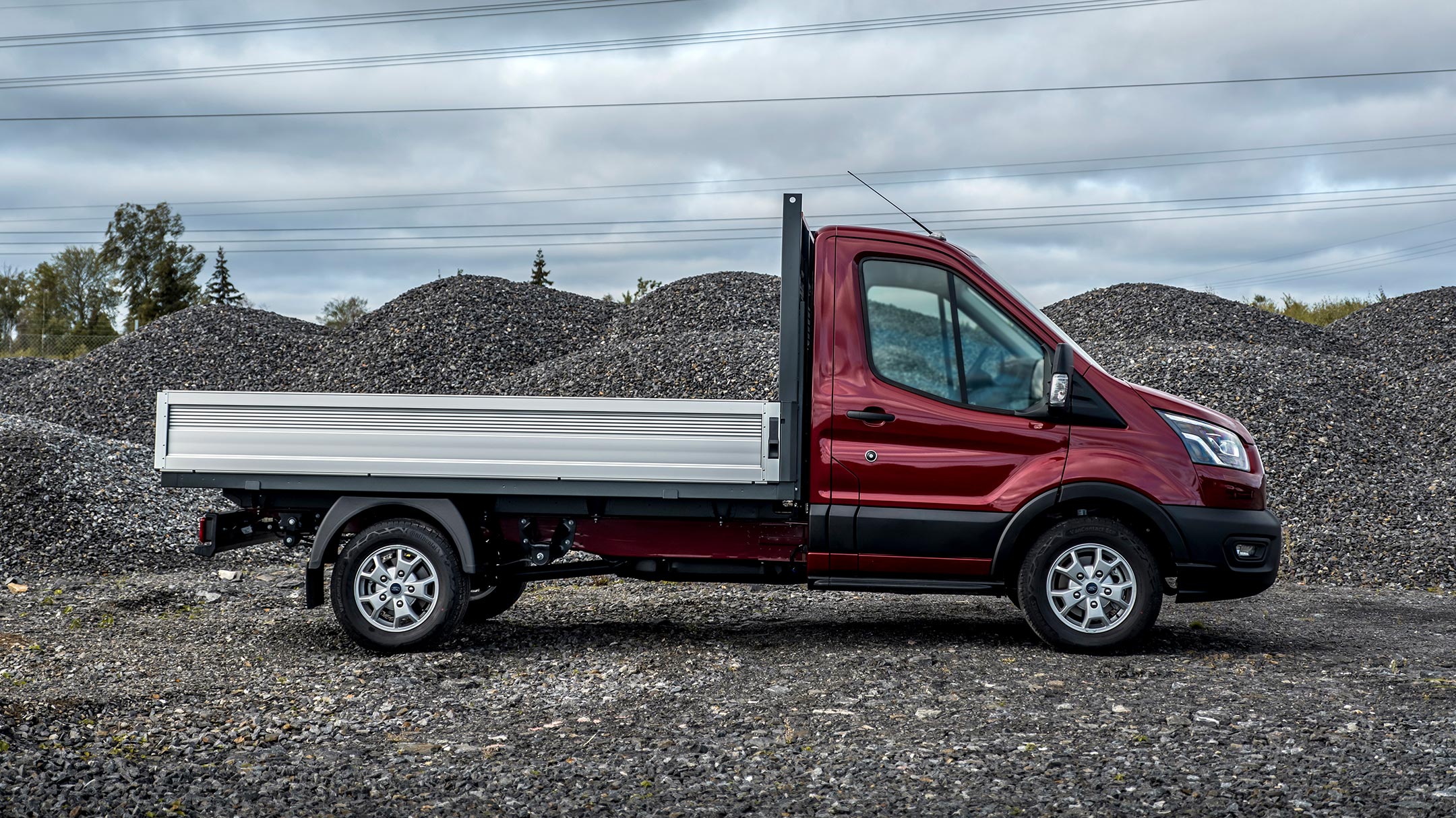 New Ford Transit Chassis Cab from the side