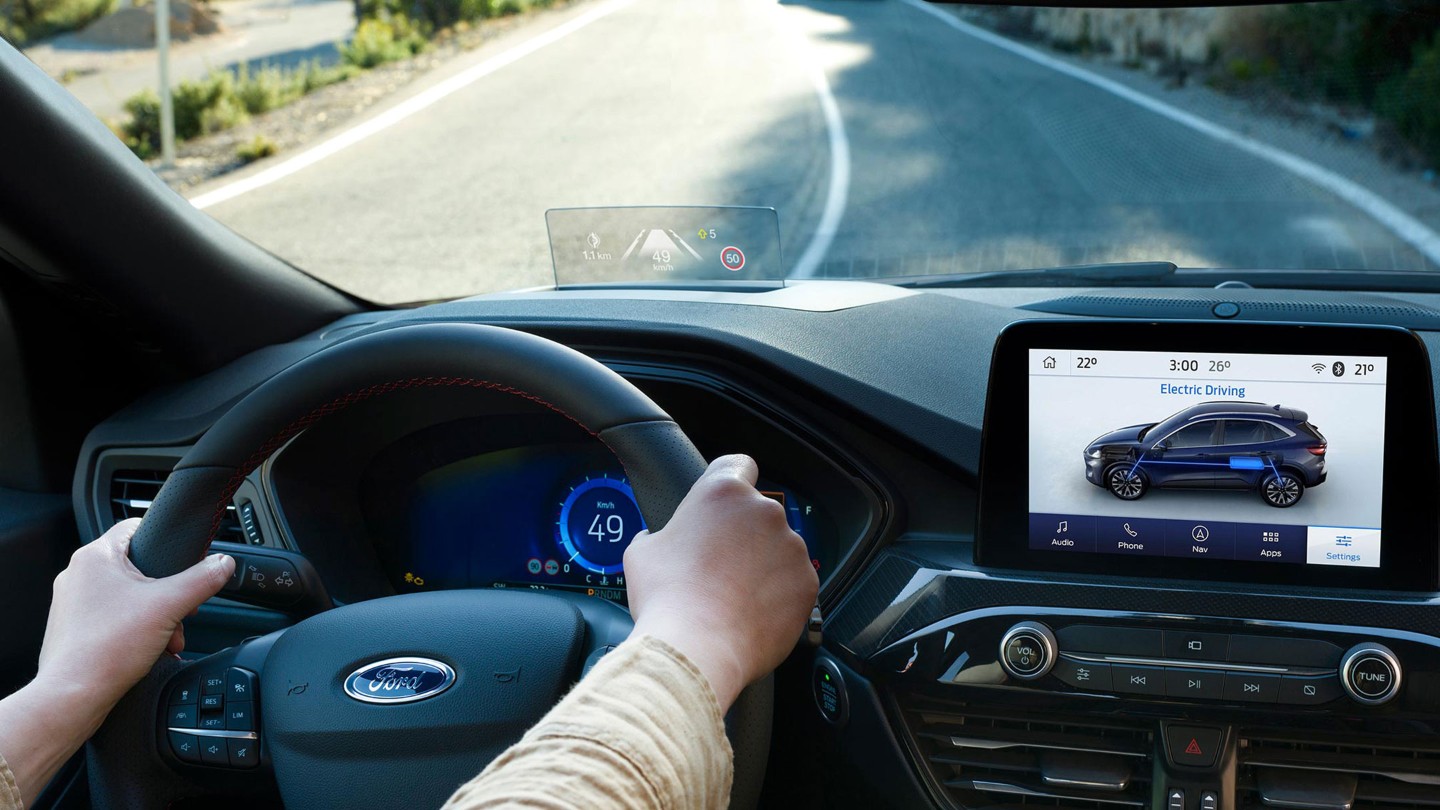 Ford Head Up display detail