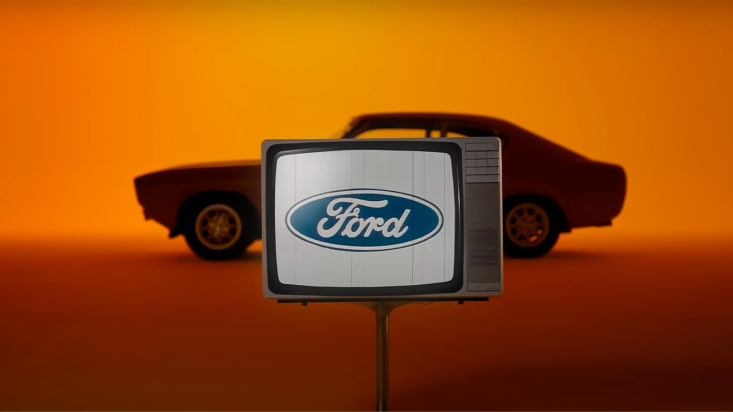 Zapowiedź kultowego Forda Capri i jego transformacji w nowego elektrycznego Forda Capri.