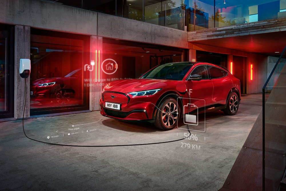 Ford Mach-e is charging
