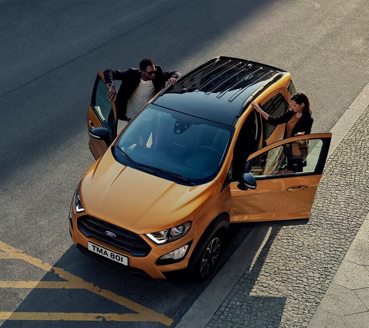 Nowy Ford EcoSport Active – ujęcie z góry
