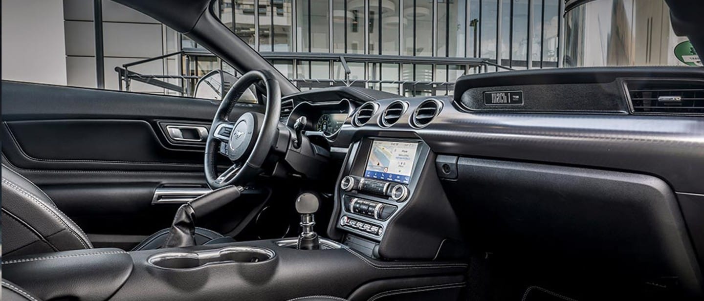 All-New Ford Mustang Mach 1 interior cockpit view