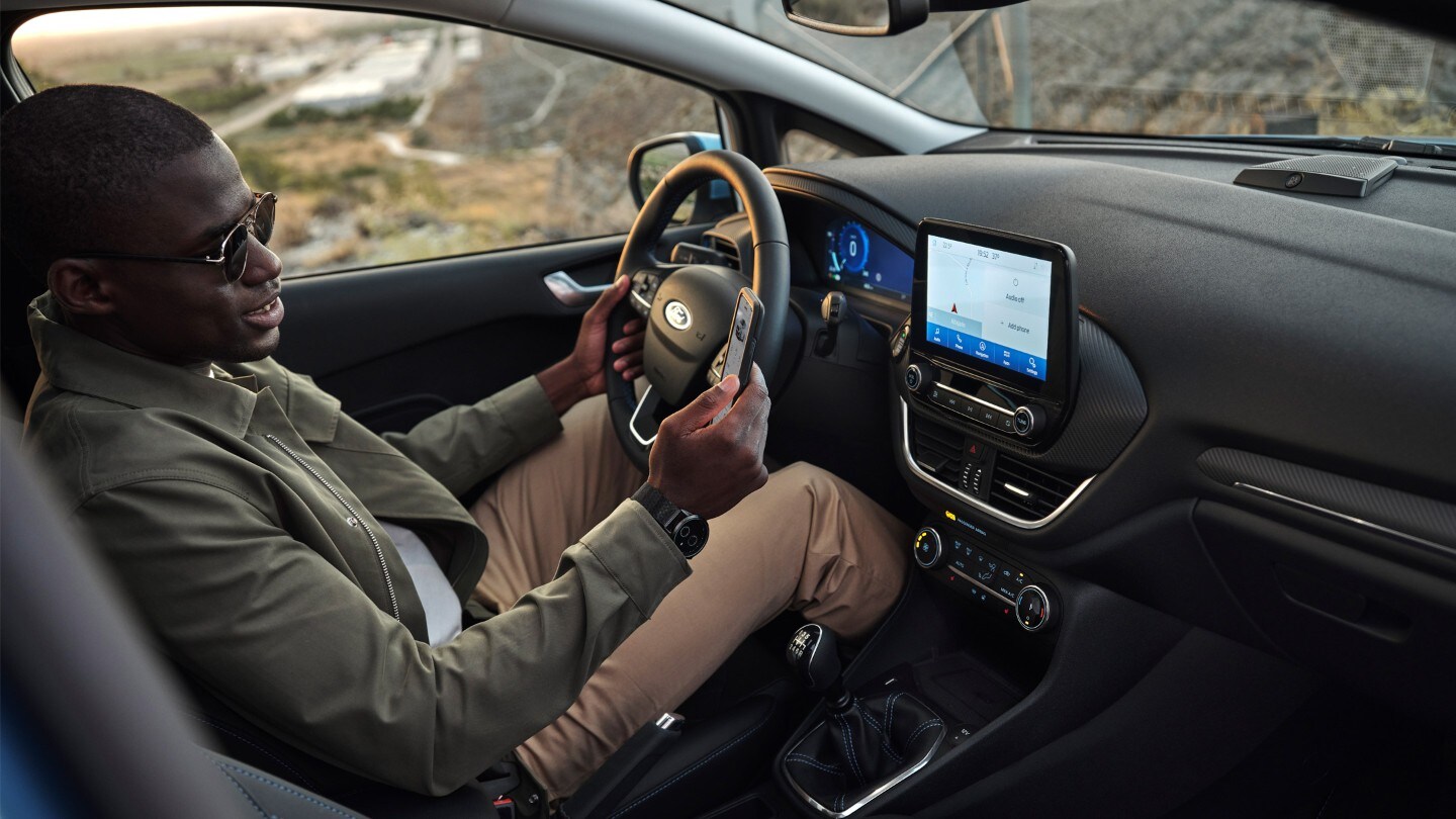 Ford Fiesta interior view from passenger side