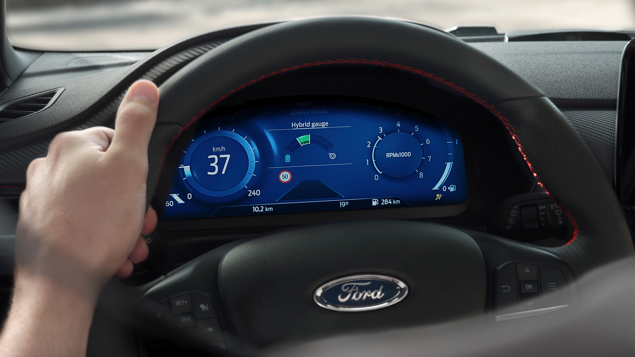 Ford Fiesta displaying selectable drive modes