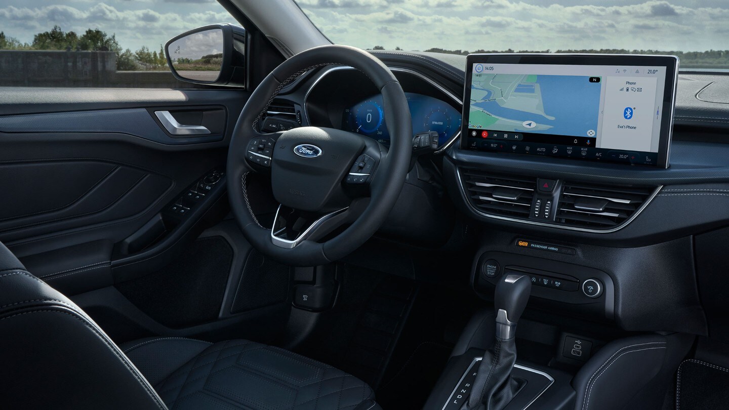 Ford Focus interior dashboard view