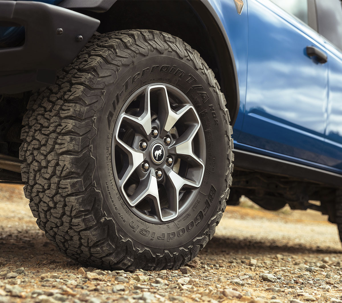 Ford Bronco wheel close-up