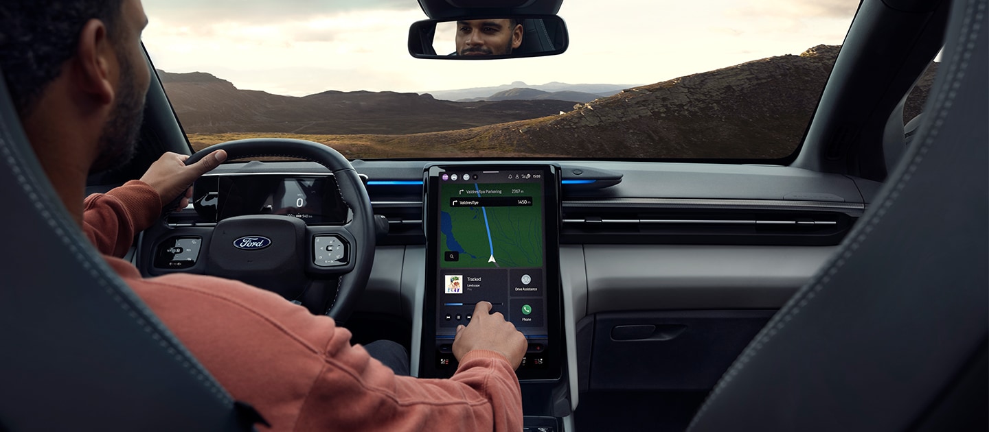 A view of Ford Explorer®  dashboard and centre console