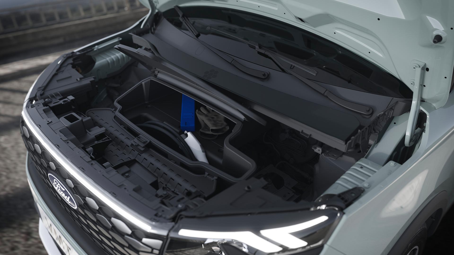 Ford E Tourneo Courier Active widok pod maską