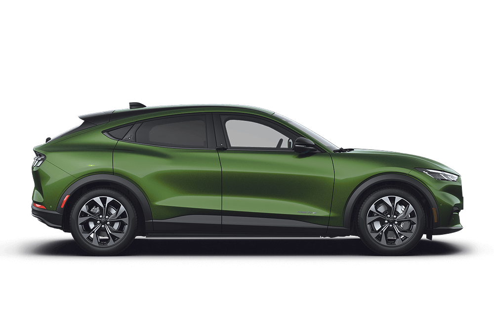 Widok z boku Ford Mustang Mach-E