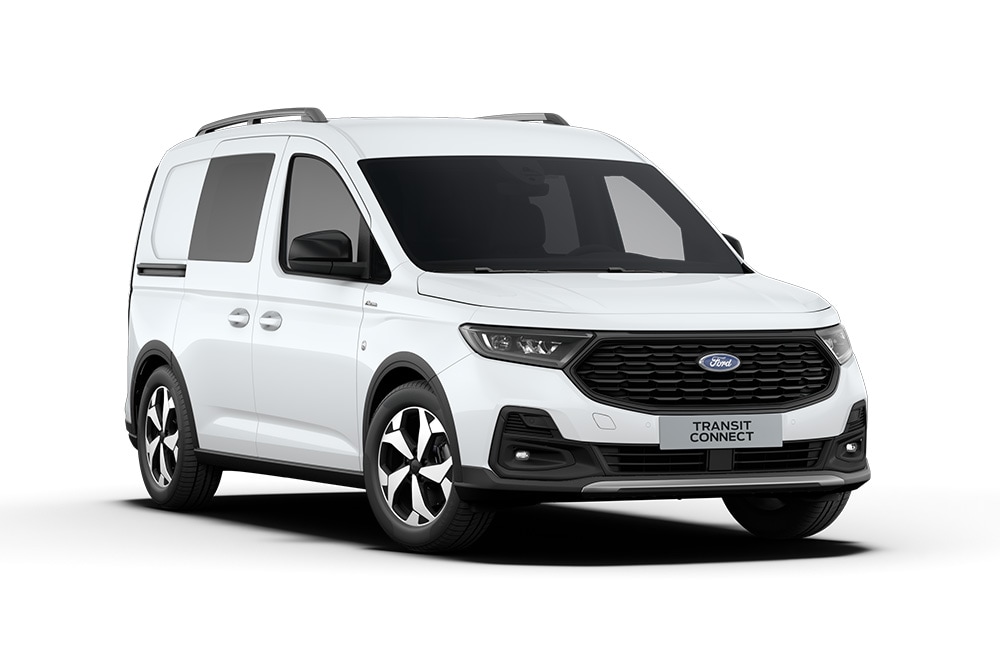 Biały Ford Transit Connect FlexCab w wersji Active