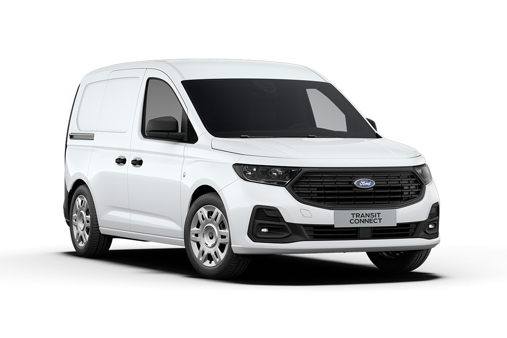 Biały van Ford Transit Connect w wersji Limited