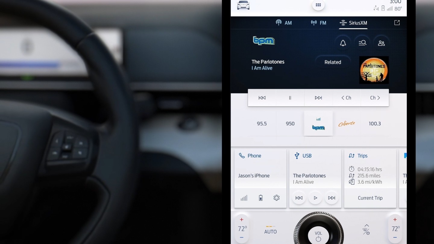 SYNC 4A displaying wireless control